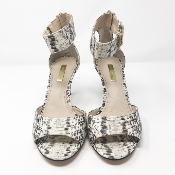 Louise et Cie Gordon High Heel Python Sandal NWOT - Picture 5 of 8